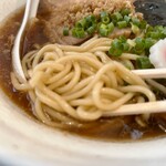 荘内麺場 九九七 - 正油ラーメンのストレート麺