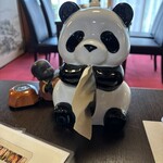 蓉堂 隠れ古民家本格四川料理 - パンダのディッシュ入れ