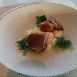 レストラン TIN’IN - TIN’IN 風 パパイヤのイリチ― 佐良浜漁港水揚げの鰹と共に