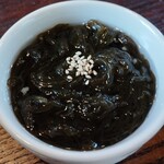 そば処 竹の子 - もずく酢500円、あると必ず頼む