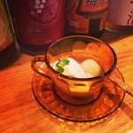 Umeshu Toiro Serufisshu - バニラアイスに白玉、お好みの梅酒をソースに！