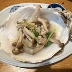 和食・酒彩　いま井 - 牡蠣の酒蒸し