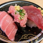 もりもり寿し - 料理写真:まぐろ三点盛