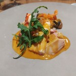 ル モンド グルマン - オマールえびとチキン。たまりません！おいしい