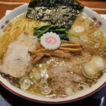 竹内商店 - 塩　普通盛り　背脂トッピング無し。