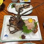 まつしん - 伊勢海老の活け造り