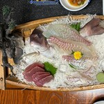 まつしん - 鯛の舟盛り