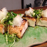 会津 田舎家 - 地元厚揚げ