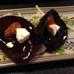 会津 田舎家 - 生キクラゲ、クリームチーズ、生姜味噌