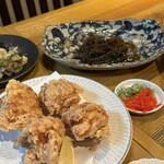 四十八漁場 - お通しは季節もので、今はもずくでした