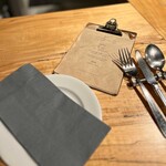 Chiacchiere - メニュー表