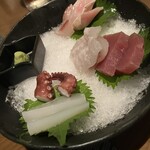 御料理 雫 - お刺身　贅沢5種盛♪