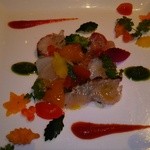 代官山ASO チェレステ - オマール海老、真鯛、ホタテのサラダ仕立て