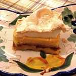 ピッツェリア ブラチェリア チェザリ - メレンゲのケーキ