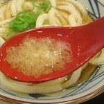 丸亀製麺 - 生姜をタップリ入れます～(^^)
