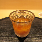 新ばし 星野 - 蓋付きの硝子の器に冷素麺