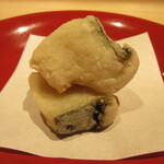 新ばし 星野 - 味付けなしで揚げてあり仄かな塩味