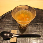 新ばし 星野 - 海胆のゼリー