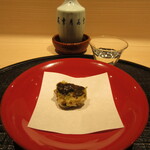 新ばし 星野 - 黒鮑の肝唐揚げ