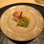 新ばし 星野 - ぐじ(甘鯛)の塩焼き