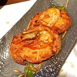 酒と食遊人 みなと - 甘エビのパリのっけ