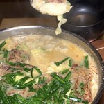 博多牛もつ鍋 なの川 - 