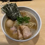 麺庭つむぎ - 豚骨魚介らーめん　醤油　大盛