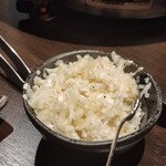 焼肉 ちぇじゅ - 薬味のネギ