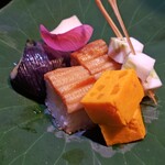 御料理 良所 - 四種盛り合わせ