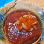 御料理 良所 - 鮪のチャンジャ