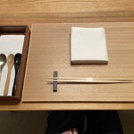 日本料理 e. - テーブルにセットされた