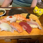地鶏と鮮魚のお店 あおいや - にぎり7貫　990円（税込）