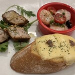 Trattoria M's - ゴルゴンゾーラとアンチョビのブルスケッタ