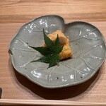 日本料理 e. - 海老のしんじょうを湯葉カラッと