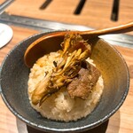 東京焼肉 黒木 - よそってなお香りすごい！