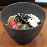 やきとり 正や - 冷たい鶏出汁そうめん