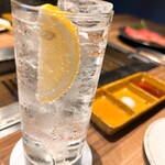 東京焼肉 黒木 - レモンサワー