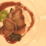 ボーヴル - 庄内豚のカツレツ(カボチャ、エリンギ、ナス、ブロッコリー)