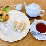 アフタヌーンティー・ティールーム - 料理写真:【2025/5】メロンづくしのスイーツプレート