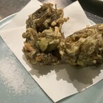 Noodle House Laundry - もずくとオクラの天ぷら