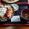 道の駅 風穴の里 - わさびタルタル山賊焼丼１３００円