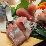 満天酒場 - 刺身五点盛り1,200円