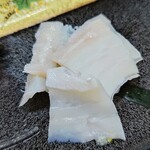 居酒屋ぼんでん - シェフからのプレゼント　確かタコの頭だったかと…