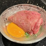焼肉 いのうえ - お出汁で食す特選ロースの餡かけ