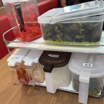 濃厚とんこつラーメン 福福家  - 高菜、玉ねぎ食べ放題