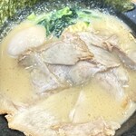 濃厚とんこつラーメン 福福家  - 次回は脂少なめにしよう