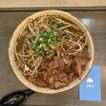 STAND EIBUN - カレー牛もやし沖縄そば　上から