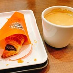 サンマルクカフェ - 料理写真:チョコクロとブレンド
