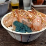 灼味噌らーめん 八堂八 - スポット飯の増毛産なんばんえび飯 800円