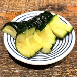若鳥焼き もばら - ズッキーニわさひ漬け